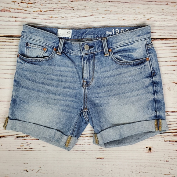 GAP Pants - Gap Shorts Sexy Boyfriend Light 25 Denim Cuffed